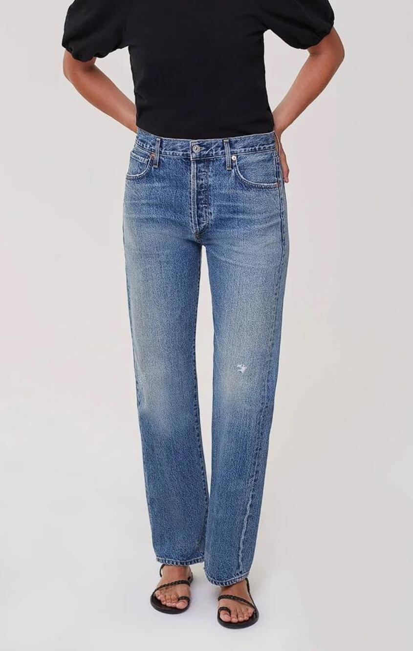 Citizens Of Humanity Light Blue Straight Leg Jeans